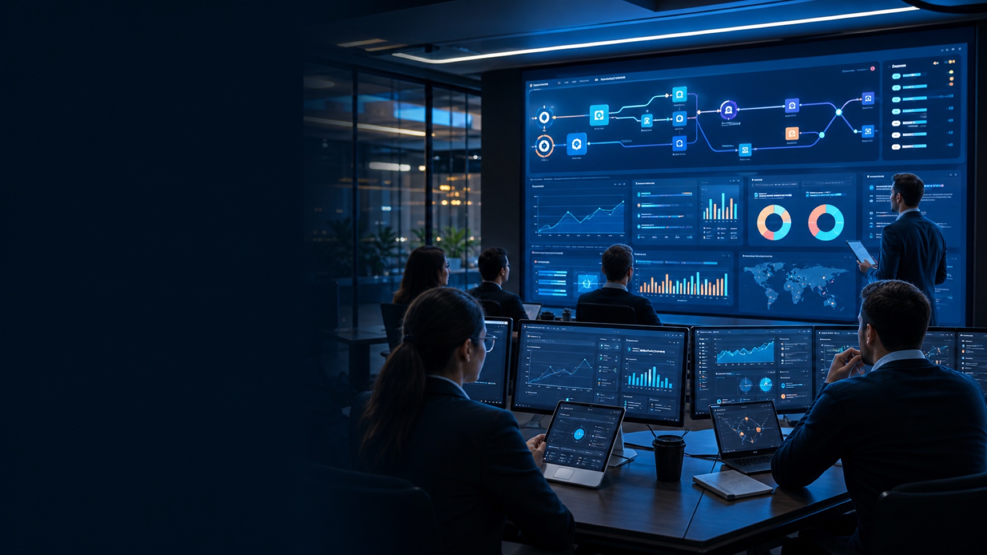 Automation and AI operations dashboard