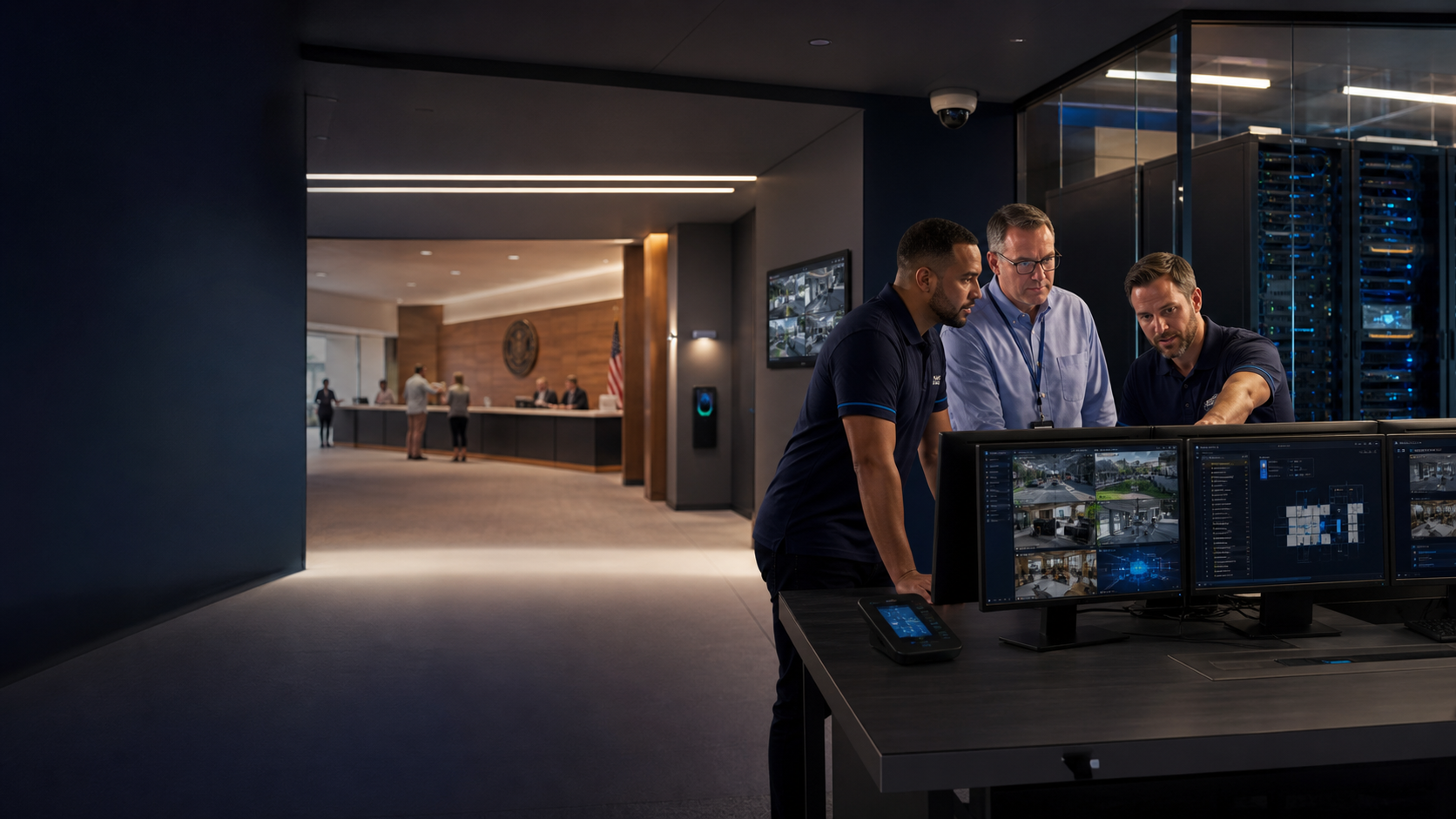 Government technology operations room