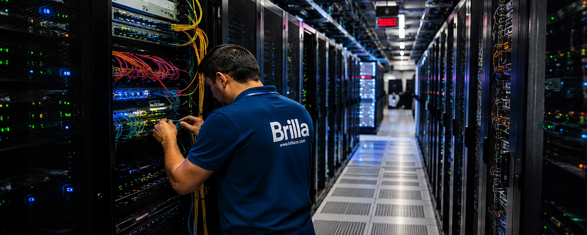 Organized network infrastructure and cabling