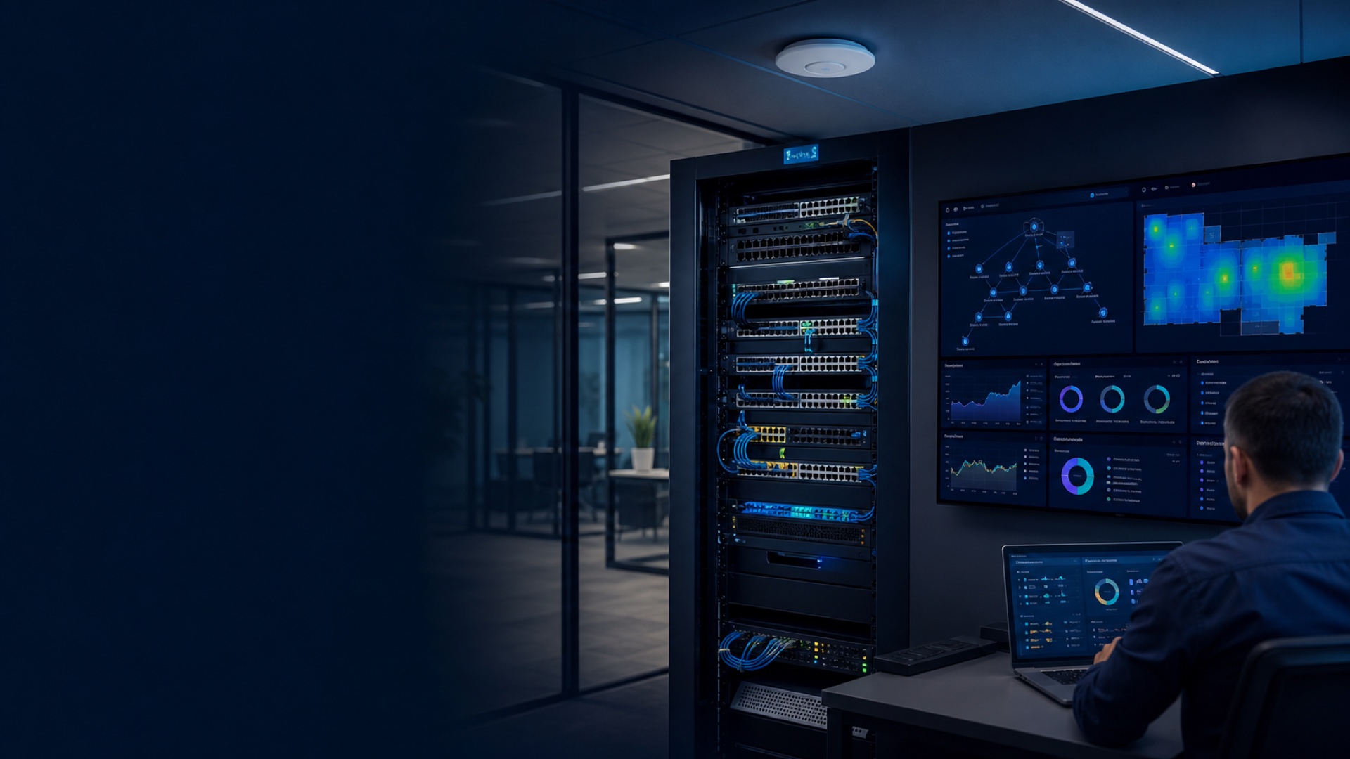 Modern enterprise network and Wi-Fi infrastructure