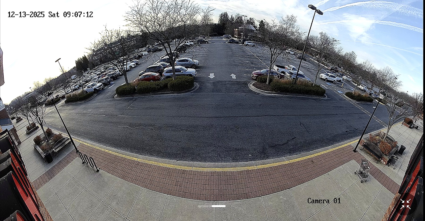 Wide 180 degree camera parking coverage by Brilla