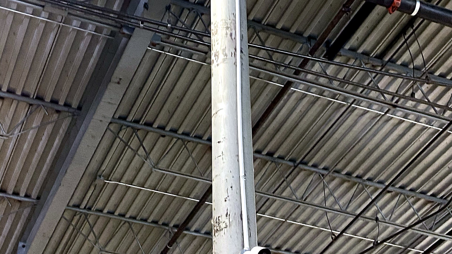 Ashley Furniture column-mounted camera project photo
